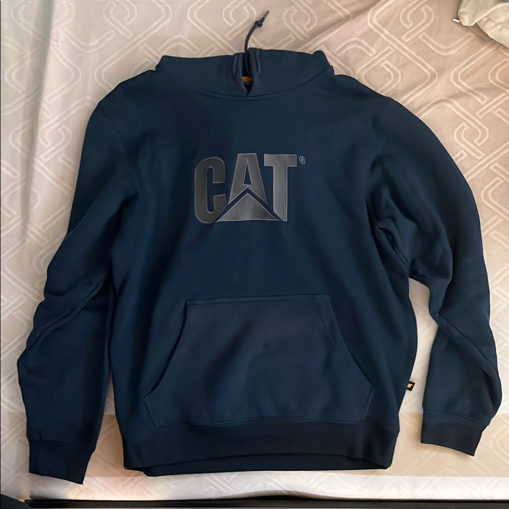 Caterpillar Navy Blue Hoodie Size Men’s Large